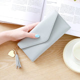 Wallet Tassel Multifunction Leather Long Design Card Holder