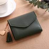 Wallet Tassel Multifunction Leather Long Design Card Holder