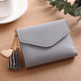 Wallet Tassel Multifunction Leather Long Design Card Holder