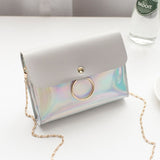 Women Shoulder Bag Laser Crossbody Mini