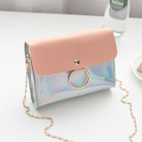 Women Shoulder Bag Laser Crossbody Mini