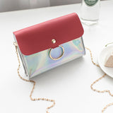 Women Shoulder Bag Laser Crossbody Mini