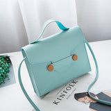 Candy Color  Solid Small Square simple style shoulder handbags