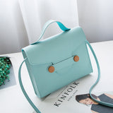 Candy Color  Solid Small Square simple style shoulder handbags