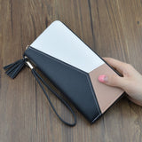 Wallet Leather Tassel Phone Pocket Card Holder
