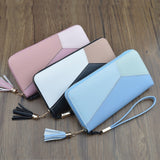 Wallet Leather Tassel Phone Pocket Card Holder