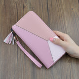 Wallet Leather Tassel Phone Pocket Card Holder