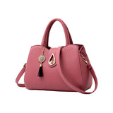 Women Handbag Tassel High Quality PU Leather Bags