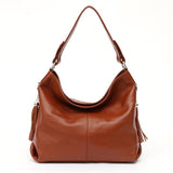 Women Shoulder Bag Soft Genuine Leather Handbag