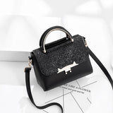 Women Handbag High quality PU Leather Sweet Girl Square bag