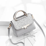 Women Handbag High quality PU Leather Sweet Girl Square bag