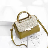 Women Handbag High quality PU Leather Sweet Girl Square bag
