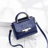 Women Handbag High quality PU Leather Sweet Girl Square bag