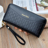 Wallet Leather Double Zipper