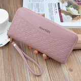 Wallet Leather Double Zipper