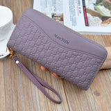 Wallet Leather Double Zipper