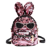 Women Backpack Cute Girls Sequins Casual Style